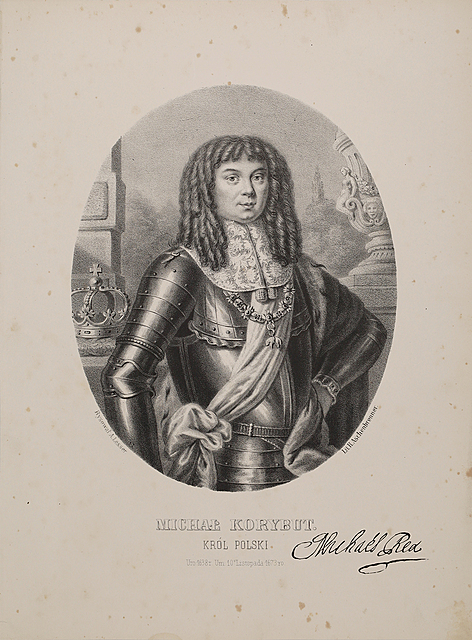 Portret króla Michała Korybuta Wiśniowieckiego, 1860