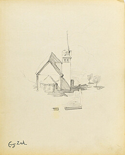 Wiejski kościół, 1903
