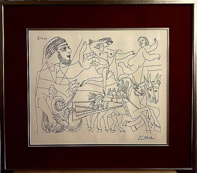 El Arrastre, avec Écuyère et Putto (Zaprzęg z Amazonką i Putto)