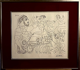 El Arrastre, avec Écuyère et Putto (Zaprzęg z Amazonką i Putto)