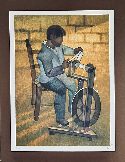 Le Fileur z cyklu Metiers (Zawody), 1991
