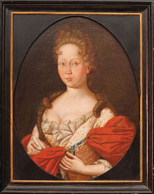PORTRET DAMY, ok. 1730