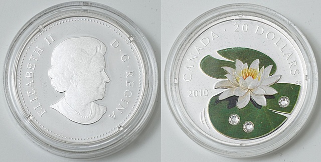 20 DOLARÓW, Kanada, 2010. Lilia wodna