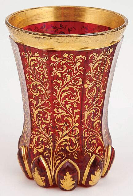 SZKLANICA, Śląsk lub Czechy, ok. 1840