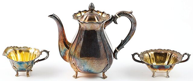 DZBANEK DO KAWY, CUKIERNICA I MLECZNIK, Finlandia, Hammeenlinna, Kultakescus, 1960-62
