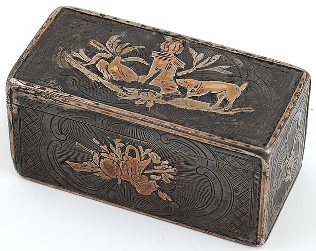 TABAKIERKA, Francja, Paryż 1768