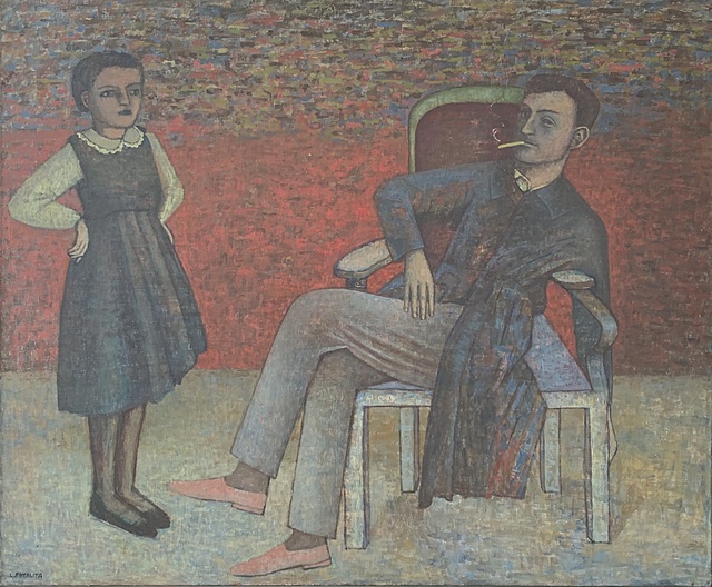 Balthus siedzący w fotelu, 1999