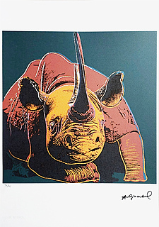 Black Rhinoceros, z serii "Zagrożone gatunki"