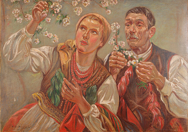  "Wiosna - krakowiacy pod kwitnącą jabłonią" (1929)