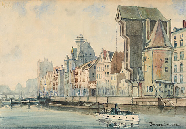 "Gdańsk - Żuraw nad Motławą"