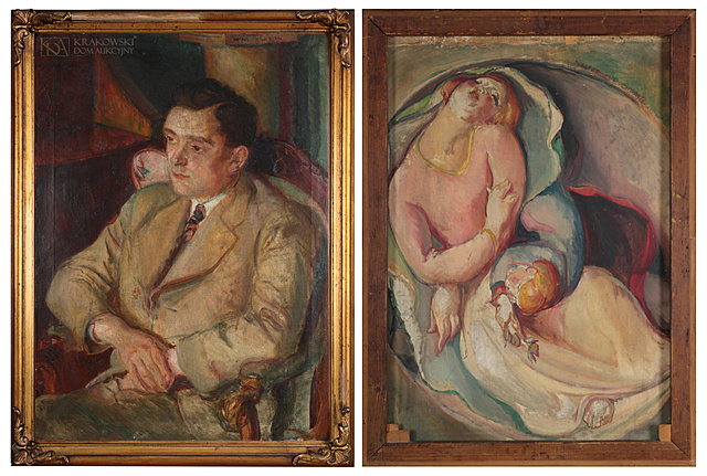 "Portret Edmunda Litawińskiego | Macierzyństwo" (kompozycja dwustronna)