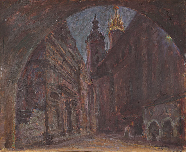 "Plac Mariacki w Krakowie" (1937)