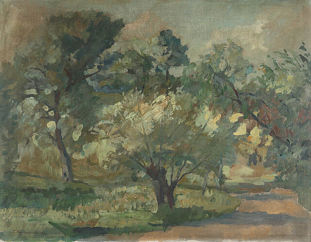 "Pejzaż z aleją" (1940)