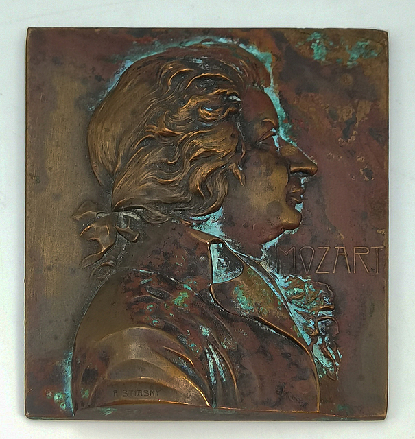 Amadeusz Mozart - plakieta