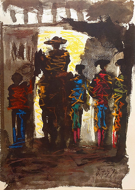  "Plaza de Toros" z cyklu "Toros y Toreros", 1961