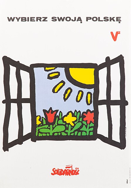 Plakat: Wybierz swoją Polskę, Solidarność, 1989