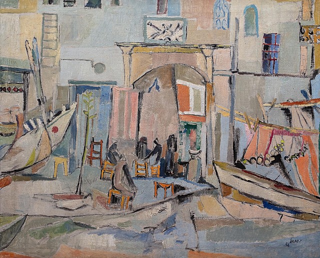Pejzaż miejski, 1954