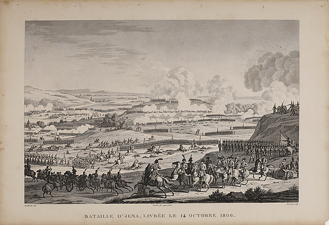 Bitwa pod Jeną 1806, (tyt.oryg.: „Bataille d’ Jena”), lata 20 XIX w.