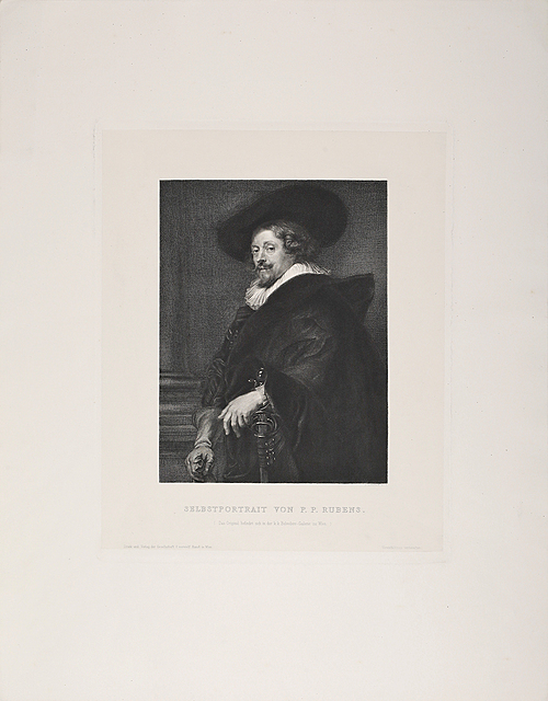 Autoportret Rubensa, (tyt.oryg.: „Selbstportrait von P.P.Rubens”), 1876-1878