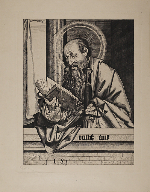 Święty Mateusz Ewangelista, 1921