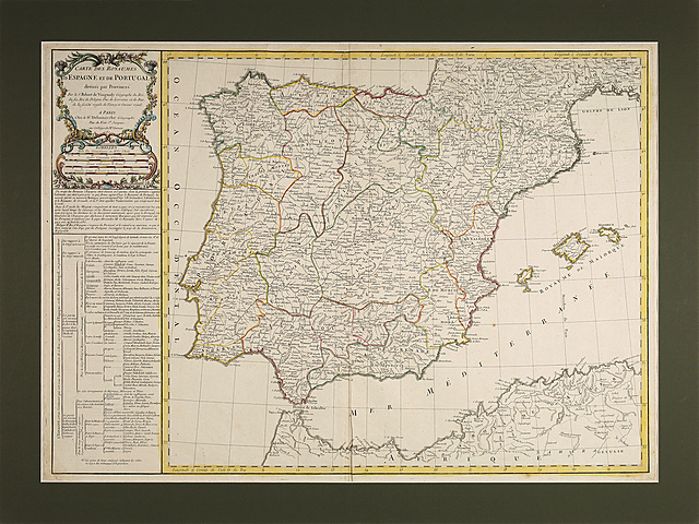 [Hiszpania i Portugalia] Robert de VAUGONDY (1688-1766)