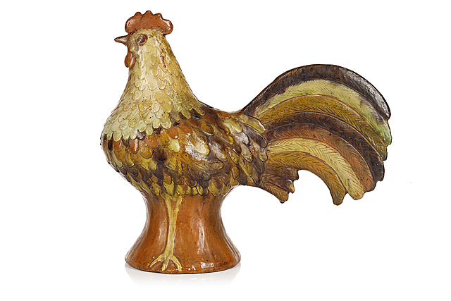 Ceramiczny kogut (duży), Spółdzielnia "Chałupnik" w Iłży, 1964