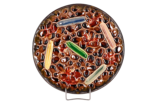 Patera dekoracyjna, lata 60. XX w. Pracownia Leszka Dutki