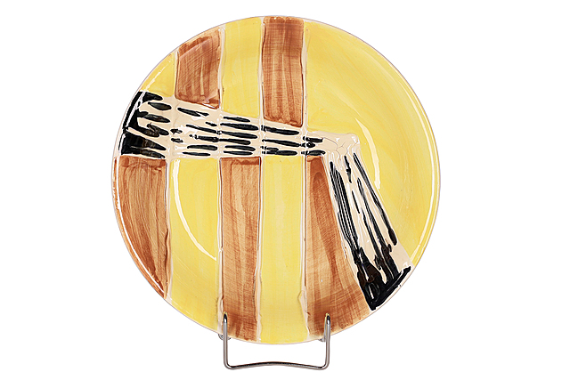 Patera z dekoracją typu "Kora", Zakłady Fajansu "Włocławek" we Włocławku