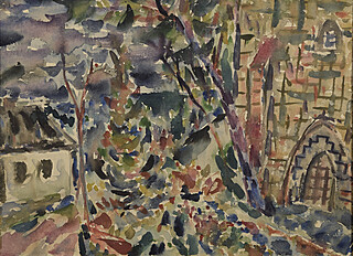 Fragment kościoła św. Zofii w Bobowej