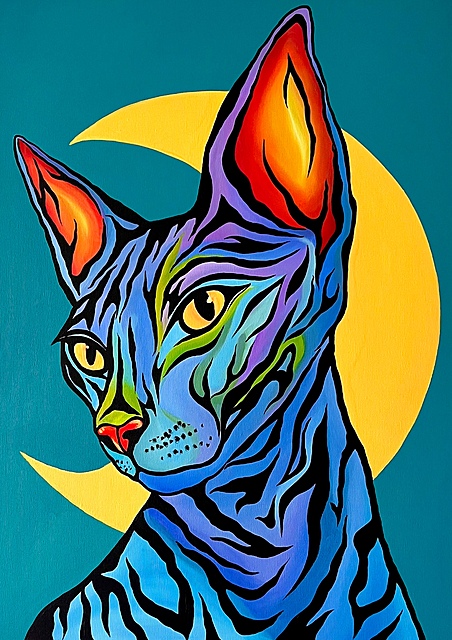 Z cyklu: "Kot i koty", 2025