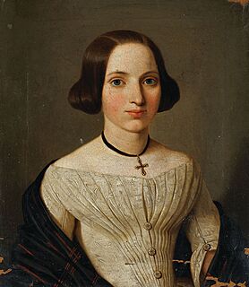 PORTRET MŁODEJ DAMY, ok. 1840