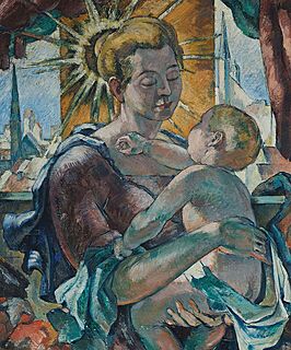 MADONNA Z DZIECIĄTKIEM, ok. 1930