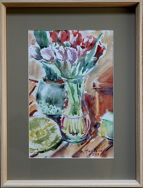 Martwa natura z tulipanami, 2022