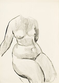 Akt siedzącej kobiety