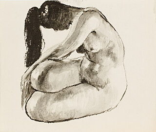 Akt kobiety siedzącej