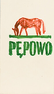 Projekt winiety Stadniny Koni w Pępowie