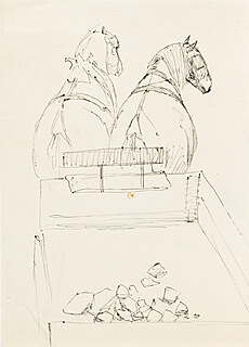 Konie z furmanką z węglem