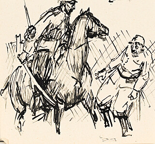 Ułan - pojmanie jeńca