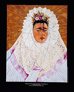 Self-Portrait as a Tehuana or Diego in my thoughts or Thinking of Diego