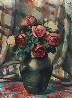 Bukiet róż w wazonie