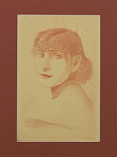 Portret kobiety w perłach