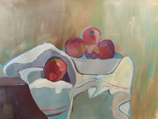 Martwa natura z jabłkami według Ślewińskiego, 2026 