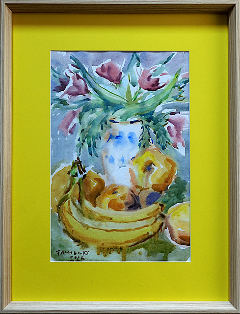 Martwa natura z kwiatami i owocami, 2022