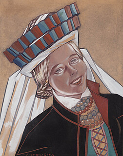 Dziewczyna z okolic Lublina, przed 1939