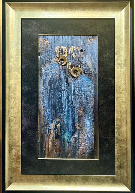 Ikona Światło na starej desce