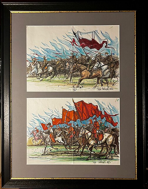 „Bitwa Warszawska”, 2010 - dyptyk