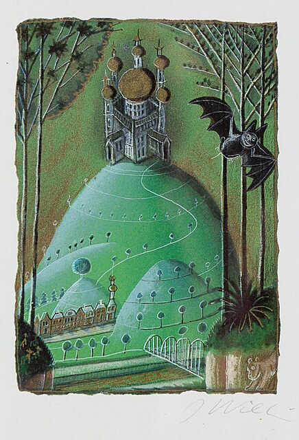 Ilustracja z książki "Gold für König Otakar"