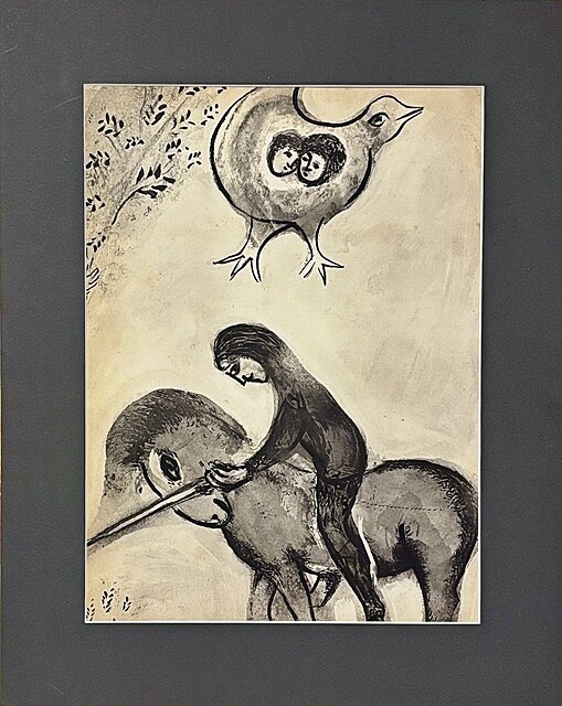 Zazdrosny i okrutny mąż (Le Mari Jaloux et Cruel ) z cyklu „Contes de Boccace„ ( Dekameron Boccacia) 1950