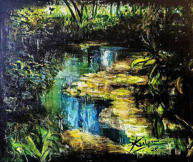 Szepty zieleni, z cyklu Podróż przez Sen, 2025