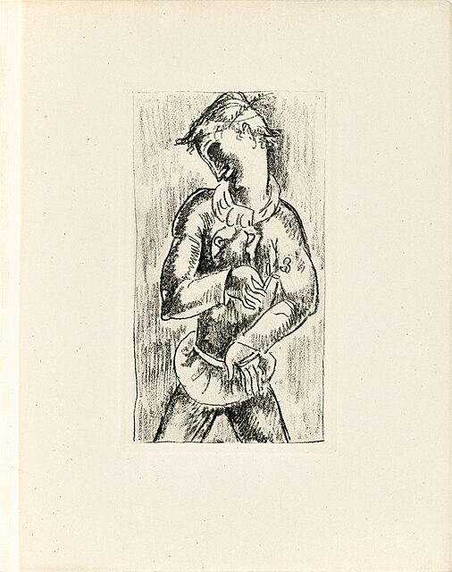 Młodzieniec z kwiatkiem